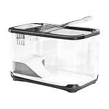 Betta Aquarium-Set, belüftet, Aquarium, mit Treppe, Wasserleben, Schildkröte, Garnelen, Lebensraum...