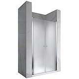 i-flair Duschtür LIMA mit Pendeltüren, 85x195 cm Verstellbereich von 84-88 cm Höhe: 195 cm...