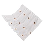 Xinsheinelry Kinderdecke mit Attractvie Bären-Stickerei, leicht zu waschen, Babydecke, große...