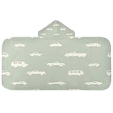 HMZXZ Kinder-Badetuch mit Kapuze für Jungen und Mädchen, Transport, Auto, Badetuch mit Kapuze,...