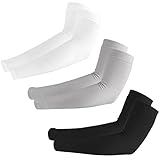 3 Paar Armsleeve UV-Schutz, Arm Sleeve Gaming Basketball Unisex Armstulpen Sommer, Kompressions...