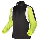 OZONE MOTO Marin Motorrad Regenjacke Wasserdicht Elastische Taille und Bündchen Mesh Futter...