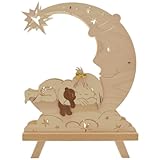Erzwelt - Standleuchte 3D – Holz-Deko für Weihnachten – Fensterbeleuchtung – Original...