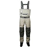 Kylebooker Angler Watvögel Angelhose Wathose Herren Anglerhose Atmungsaktiv Fliegenfischen...