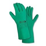texxor 12 Stück Chemikalienschutz-Handschuhe 2360, Nitril, Packung, grün, 8/M,...
