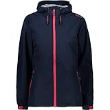 CMP - Damenjacke mit fester Kapuze, Schwarz Blau, L