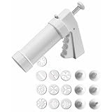 ORIGINAL KAISER Pâtisserie Classic Gebäckpresse 200 ml, mit 10 Designscheiben 6 Garniertüllen,...