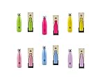 Dhr Worldwide, Inc. MYPIKI Wasserflasche/Flasche aus Edelstahl 18/10, doppelwandig, luftdicht, 24h...