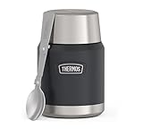 Thermos ICON Food Jar 0,47 l, dunkelgrau matt graphite, Speisegefäß für Essen 470 ml,...