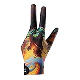 3-Finger-Pool-Fäustlinge für Herren – Billardhandschuh, 3-Finger, rutschfeste, elastische...