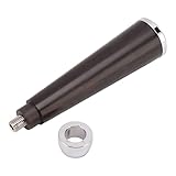 Kaffee-Siebträgergriff, M10-Gewinde, Ebenholz, ergonomischer Siebträgergriff aus Holz für Zuhause