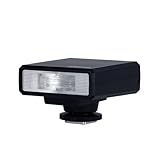Rollei Mini Flash 12s Aufsteckblitz, Multi-kompatibler Hot-Shoe für alle Kameramodelle, 10...