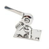 Advokingtap Antennen-Ratschenhalterung, verstellbar, Edelstahl, Befestigungsbasis, für Marine Boot...