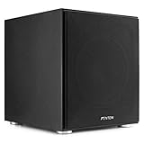Fenton SHFS12B Subwoofer aktiv 12 Zoll, 400 Watt Sub Woofer, Integrierter Verstärker, Bass Box,...