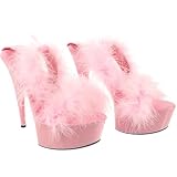 Abaodam Damensandalen High Heels mit Flirty Design Langlebige Plateau sandaletten für Frühling und...