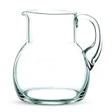 Nachtmann Glas Krug, 1,5 Liter, Vivendi, 47930, Wasserkrug aus Kristallglas, spülmaschinenfest