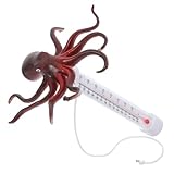 Abaodam Schwimmendes Poolthermometer Oktopus Design mit Großer Anzeige Präziser...