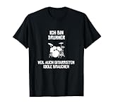 Drummer Schlagzeuger Idol T-Shirt Schlagzeug Musik Geschenk