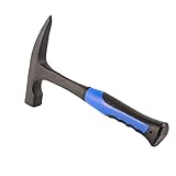 KEILEOHO Geologie Hammer, Geology Rock Pick Hammer mit rutschfestem Griff, 30 cm ziegelhammer 907 g