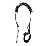 Heytur Coiled SUP Leash 10' Surfboard Leash Sup Leg Rope Strap Stand Up Paddleboard Leash (5mm...