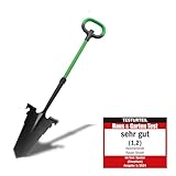 Hammersmith RayzerShovel - Das Original aus dem TV - Spaten mit Wurzelsäge für Harte, steinige...