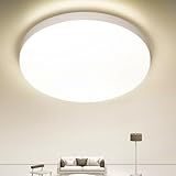 MGEELED Deckenlampe LED Deckenleuchte, 36W 4000K 4300LM IP44 Wasserfest Rund Flach Badlampe Decke...