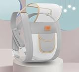 Tragetuch Baby, Babytrage ab Geburt mit X-förmigen Schultergurten, Baby Tragegurt ergonomisch, Baby...