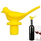 3D Bird Weinverschluss aus Silikon, kreativ, hält und schmeckt, wiederverwendbar, hygienisch,...