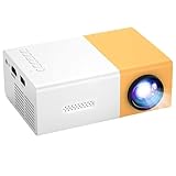 Mini Beamer 720P HD Tragbarer Smart Projektor, 10000 Lumens, Video Projektor für Schlafzimmer mit...