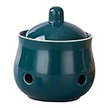 KiBcsLic Knoblauchtopf Knoblauchbehälter Aufbewahrungsdose Frischhaltedose mit Belüftung Zur...