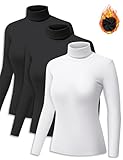 ZUTY Rollkragen-Langarm-Shirts, Thermounterwäsche für Damen, lange Unterhose, Winterkleidung,...