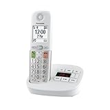 Panasonic KX-TGU430EXW digitales schnurloses Telefon mit Anrufbeantworter, Basisstation & 1...