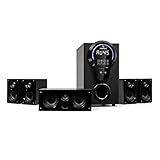 auna Areal 525 5.1 Soundsystem, Heimkinosystem, 5.1 Heimkinosystem, RMS, Subwoofer, 4 oder 5...