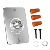 LED-Dimmschalter, 12 V, 3-adrig, Steuerung für Wohnmobil, Boot, Lampen, stufenlose...