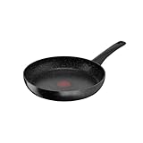 Tefal Titanium Stone Bratpfanne 28 cm, Hochleistungs-Antihaftbeschichtung, Metallspatel sicher, alle...