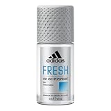 adidas Fresh Anti-Transpirant Deo Roll-On für ihn, 48 Stunden Trockenschutz und...