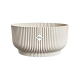 elho Vibes Fold Bowl 25 - Blumentopf für Innen - 100% recyceltes Plastik - Ø 24.9 x H 12.1 cm -...