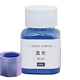 Zementpulver – Betonfarbe, 30 ml Eisenoxid-Farbe für Mörtel, Ziegel, Putz, Harz, Lehm,...