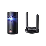 NEBLUA Capsule 3 Laser Beamer mit Capsule Gimbal Stand, 300 ANSI Lumen, 1080p Mini Smart TV Beamer...