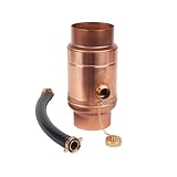 Kupfer Regenwassersammler 100 mm mit Schlauch- und Fassanschluss für das Fallrohr, Regensammler 85%...