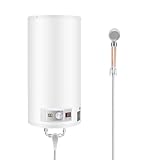 HUOMMGS Elektrospeicher Warmwasserspeicher 220V Warmwasserboiler 2KW 80L Komplettdusche Wandmontage...