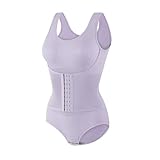 Qsvbeeqj Taillentrainer, Body für Damen, Bauchkontrolle, Po-Lifting, Kompression, Shapewear,...