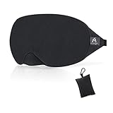 Mavogel Schlafmaske aus Baumwolle – aktualisiertes Design, lichtblockierende Augenmaske, weich und...