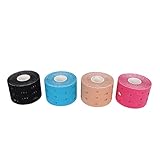 4-teiliges Kinesiologie-Tape, athletisches Körpertape für sportliche Fitness, elastisches,...
