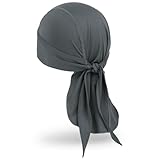 MELASA Kühlende Durag Bandana Cap Mütze, Absorbiert Schweiß Kopftuch Unterhelm, Atmungsaktive...