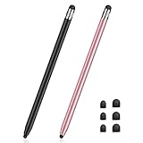 Tablet Stift MEKO 2 Pack Touchscreen Stift 2 in 1 Gummi Stylus Touch Pen für alle Handys/Tablets...