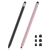 Tablet Stift MEKO 2 Pack Touchscreen Stift 2 in 1 Gummi Stylus Touch Pen für alle Handys/Tablets...