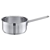 Silit Achat Stielkasserolle Induktion 16cm ohne Deckel, kleiner Topf, Kochtopf klein 1,5l, Milchtopf...