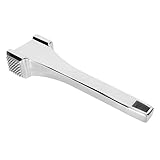 Fleischhammer aus Edelstahl, robust, doppelseitig, Nageldesign, rutschfester Griff, Fleischklopfer,...