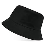 flintronic Fischerhut Bucket Hat, Unisex Baumwolle Smiling Face Hut, Faltbarer Fischerhüte, Outdoor...